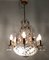 Lampadario vintage con perle in cristallo, Immagine 2