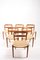 Teak & Paper Cord Chairs by E. Larsen & A. Bender for Willy Beck, 1960s, Set of 6, Image 2