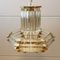 Glass Tube Chandelier from Bakalowits & Söhne, 1970s 3