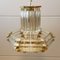 Glass Tube Chandelier from Bakalowits & Söhne, 1970s, Image 3