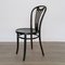 Art Nouveau Black Dining Chairs from ZPM Radomsko, 1960s, Set of 2 1