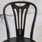 Art Nouveau Black Dining Chairs from ZPM Radomsko, 1960s, Set of 2 3