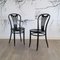 Art Nouveau Black Dining Chairs from ZPM Radomsko, 1960s, Set of 2 5