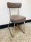 Mid-Century Leatherette & Tubular Steel Chairs, Set of 2 1