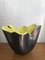 Black & Yellow Ceramic Bowl by Elchinger, 1950s, Image 1