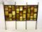 Italian Glass & Rosewood Panel Screen, 1960s 9