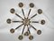 Brass Chandelier, 1960s 2