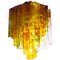 Four-Color Glass Flush Mount Ceiling Light by Paolo Venini for Barovier & Toso, 1960s, Image 2