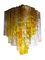 Vierfarbige Deckenlampe aus Glas von Paolo Venini für Barovier & Toso, 1960er 1