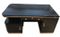 Art Deco French Black Lacquered & Chromed Desk, 1930s 2