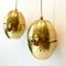 Brass Pendants by Hans-Agne Jakobsson, 1960s, Set of 2 4