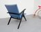 Fauteuil Mid-Century Bleu, 1950s 5