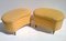 Set of Large Italian Poufs, 1940s 2