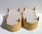 Set of Large Italian Poufs, 1940s 5