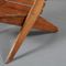 Klappstuhl aus Holz, 1950er 2