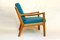 Senator Lounge Teak Armchair with Ottoman by Ole Wanscher for Cado, 1960s 14