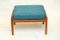 Senator Lounge Teak Armchair with Ottoman by Ole Wanscher for Cado, 1960s 5