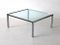 M1 Glass and Steel Table by Hank Kwint for Metaform, 1970s 1