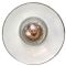 Lampe à Suspension Industrielle Vintage en Fonte, Porcelaine et Émail Blanc 3