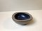 Danish Ceramic Blue Glazed Dish by Helge Østerberg, 1960s 1