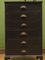 Antique Black Wooden Chest of Drawers 14