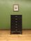 Antique Black Wooden Chest of Drawers, Image 1