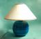 Italian Rimini Blu Table Lamp by Aldo Londi for Bitossi, 1950s, Image 1