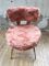 Pinke Vintage Stühle von Pelfran, 2er Set 1
