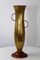 Vase aus Kupfer & Messing von Ariosa, 1930er 1