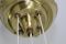 Art Deco Brass Counterweight Pendant Lamp 7