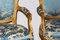 Antike Armlehnstühle mit vergoldetem Gestell im Rokoko-Stil, 2er Set 3