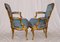 Antique Rococo Style Gilt Armchairs, Set of 2 19