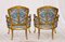 Antike Armlehnstühle mit vergoldetem Gestell im Rokoko-Stil, 2er Set 21