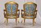 Antique Rococo Style Gilt Armchairs, Set of 2, Image 5