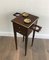 Neoclassical Side Table with Sliding Ashtrays, 1940s 15