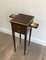 Neoclassical Side Table with Sliding Ashtrays, 1940s 14