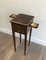 Neoclassical Side Table with Sliding Ashtrays, 1940s, Image 14