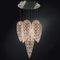 Lámpara de araña Lightfall Arabesque de acero y cristales de VGnewtrend, Imagen 1