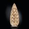 Small Steel & Crystal Flame Arabesque Table Lamp from VGnewtrend, Image 1