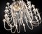 Lámpara de araña Octopus de vidrio borosilicatado y acero de 36 brazos de VGnewtrend, Imagen 3