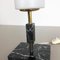 Hollywood Regency Italian Marble & Opaline Glass Table Lamp, 1950s 7