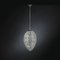 Lámpara colgante Egg Arabesque de acero y cristal de Giorgio Tesi para VGnewtrend, Imagen 1