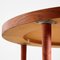 Vintage Danish Round Teak Coffee Table, 1950s, Image 4