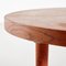 Vintage Danish Round Teak Coffee Table, 1950s 5