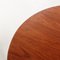 Vintage Danish Round Teak Coffee Table, 1950s 3