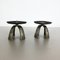 Vintage French Brutalist Candleholders, 1970s, Set of 2 15