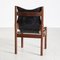 Vintage Leather Lounge Chair with Folkloric Motifs, 1976, Image 3