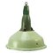 Lampada vintage industriale in alluminio pressofuso verde, Immagine 5