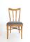 Italienische Stühle aus Kirschholz & grauem Stoffsitz von Guglielmo Ulrich, 1940er, 6er Set 1