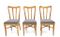 Italienische Stühle aus Kirschholz & grauem Stoffsitz von Guglielmo Ulrich, 1940er, 6er Set 2